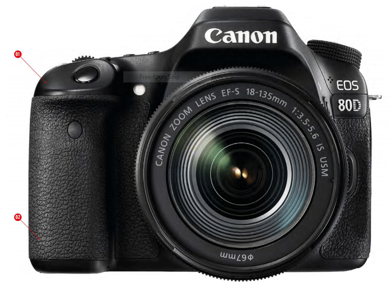 The new Canon EOS 80D get a new higher-resolution 24Mp sensor and 45 AF points