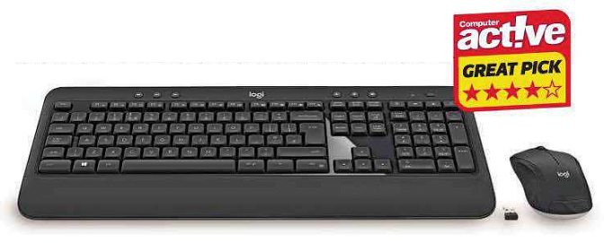 Logitech MK540 Advanced wireless keyboard and mouse review: Snappy typing,  no noise