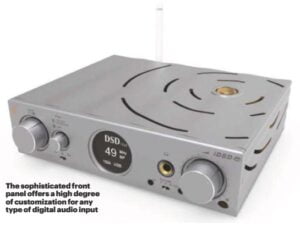 The sophisticated front panel offers a high degree of customization for any type of digital audio input