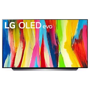 LG 48-Inch Class OLED evo C2 Series Alexa built-in 4K Smart TV, 120Hz Refresh Rate, AI-Powered 4K, Dolby Vision IQ and Dolby Atmos, WiSA Ready, Cloud Gaming (OLED48C2PUA, 2022)