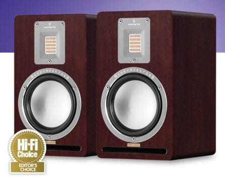 Audiovector QR-1 SE front view on both speakers