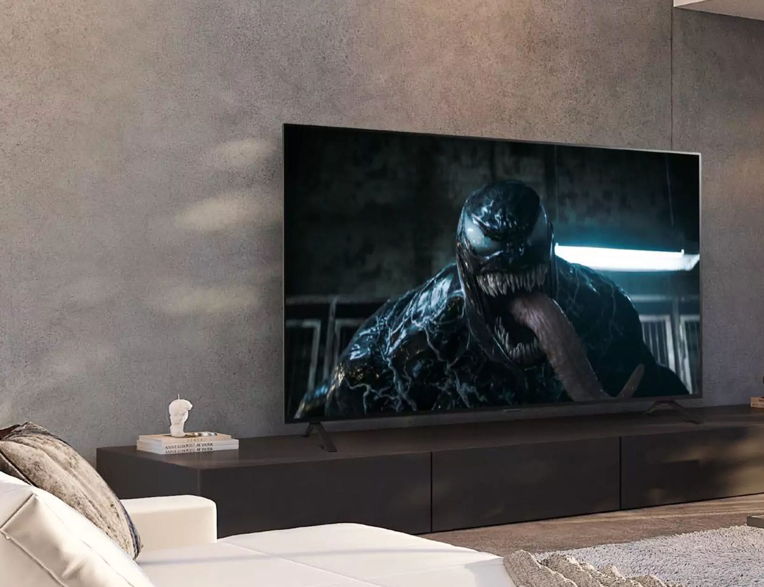 LG OLED83B49LA in room