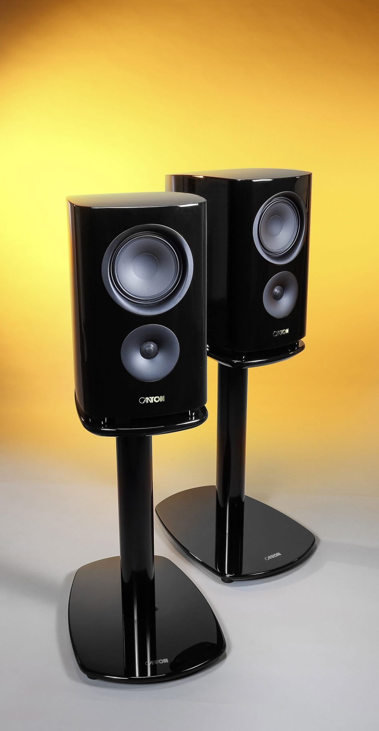 Cantons Reference 9  front view on both speakers