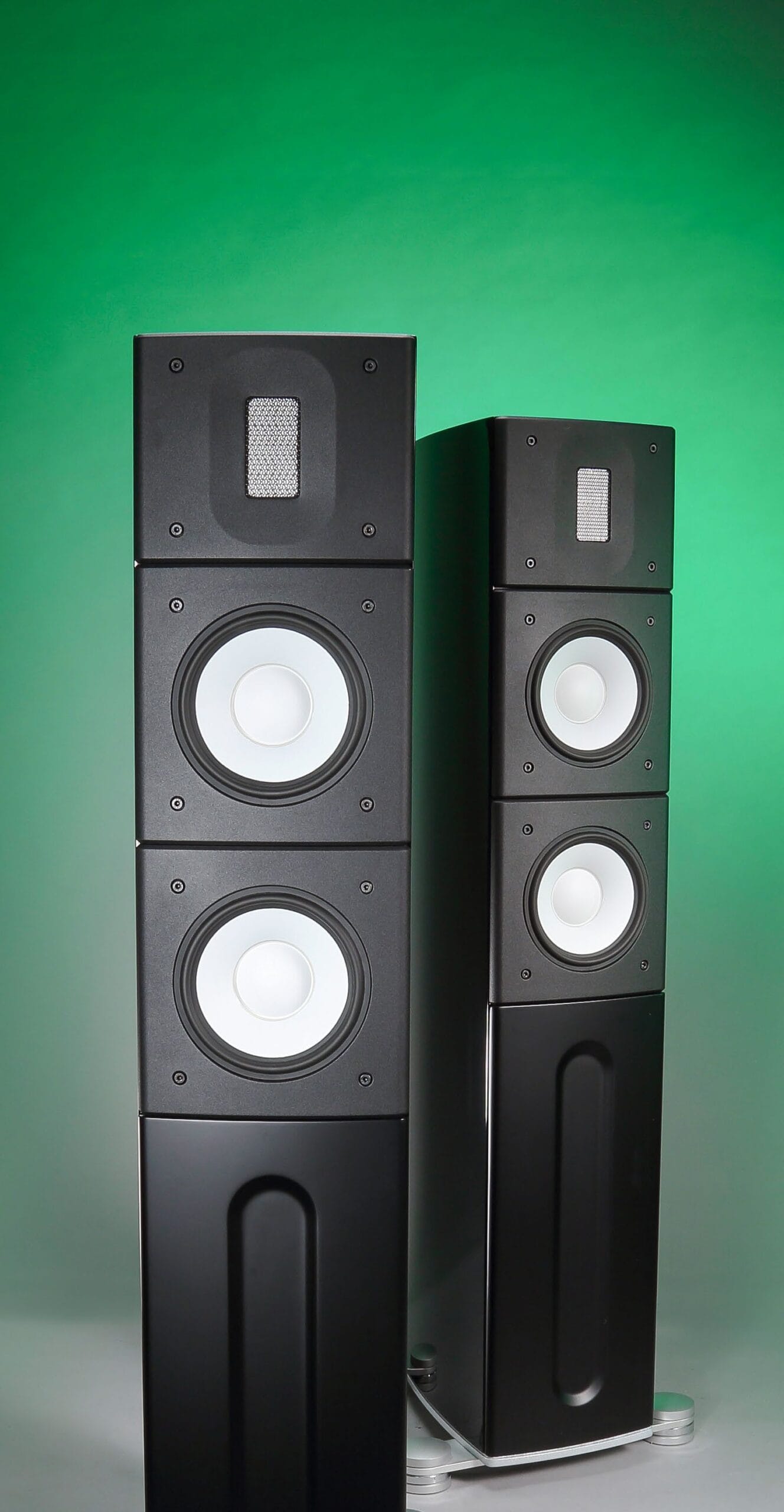 Raidho X2.6 front view on both speakers