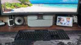 Sony HT-AX7 in room, on table