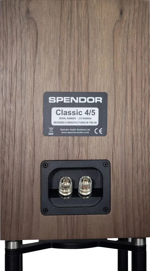 The back features high-quality connection terminals.
