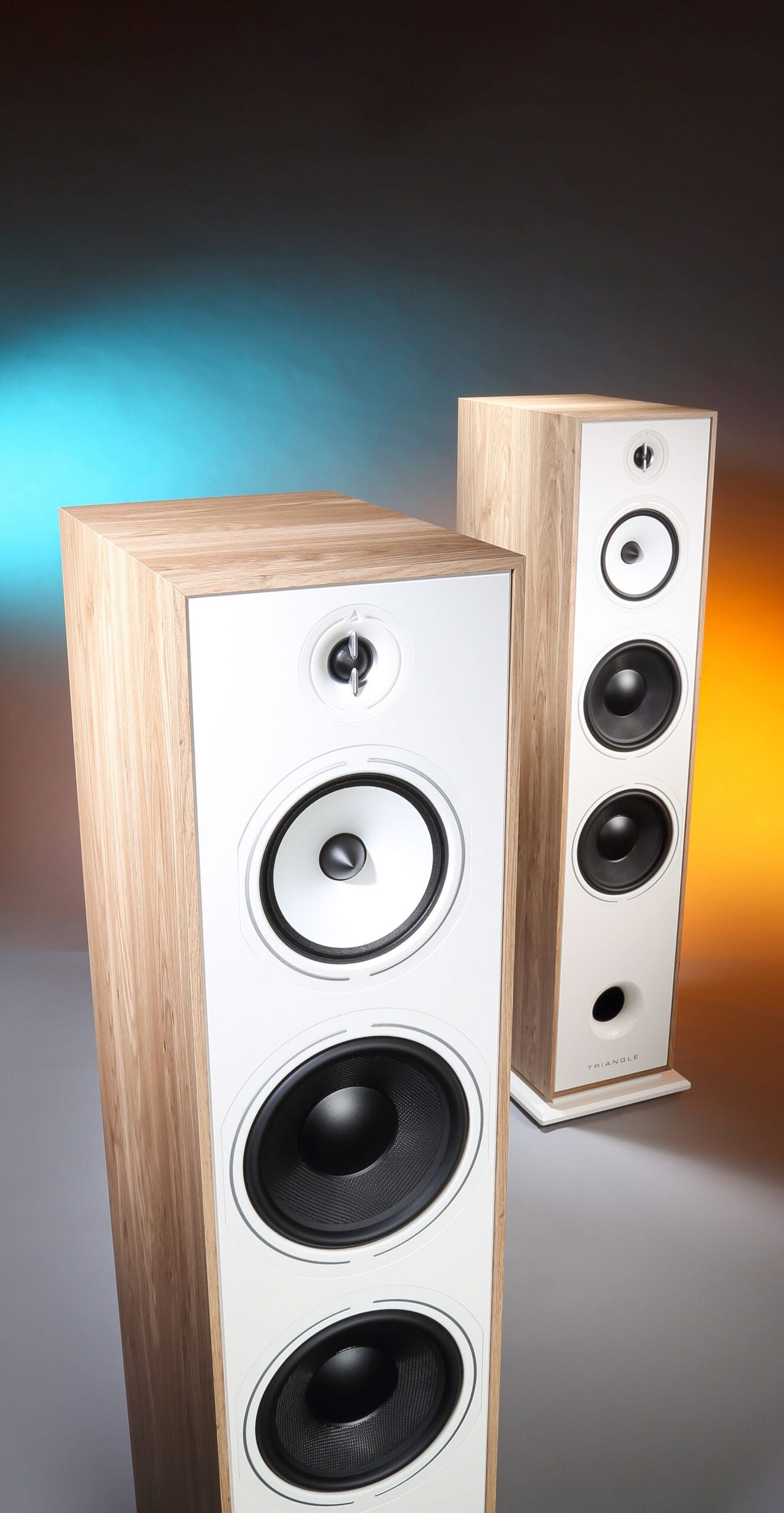 Triangle Borea BR10  front view on both speakers