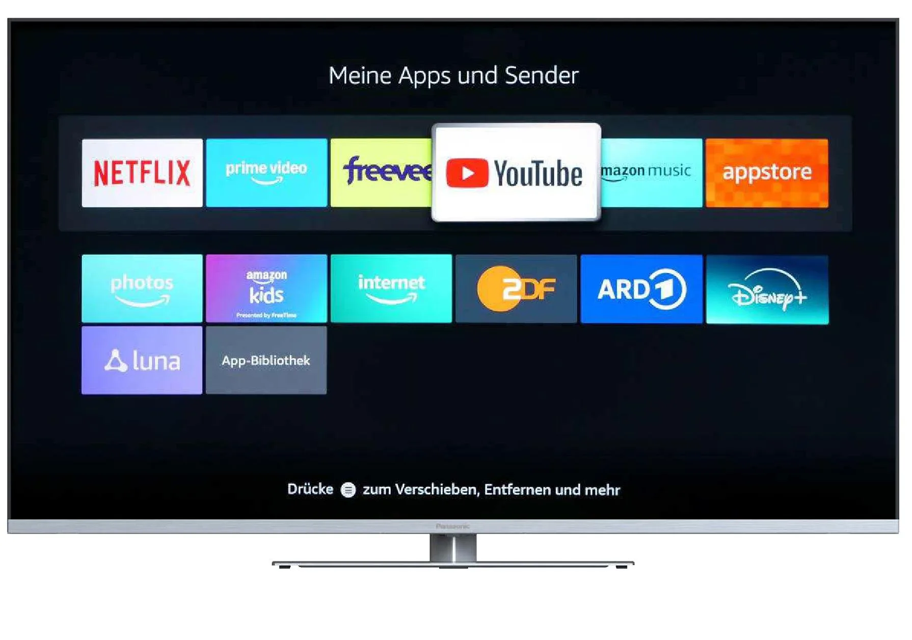 Panasonic TV-55W93A Apps