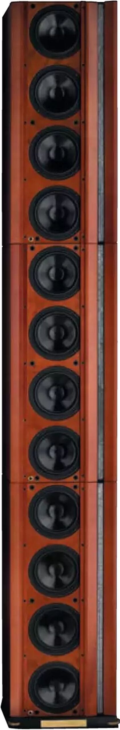 The predecessor of the Kore was called Megaline, consisted of three modules, and was considered the world's largest two-way speaker at 2.30 m height.