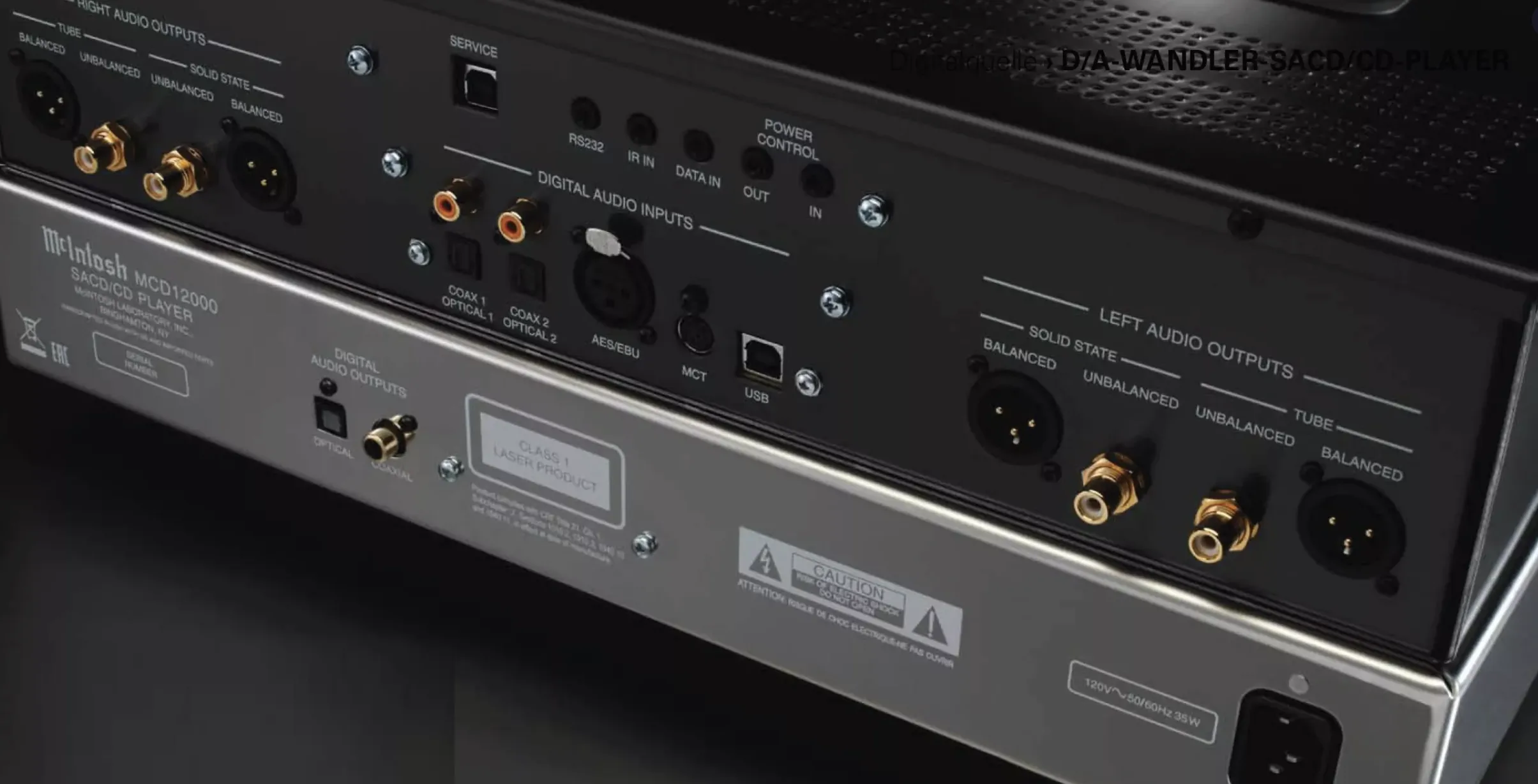 McIntosh MCD 12000 AC Review « 7Review