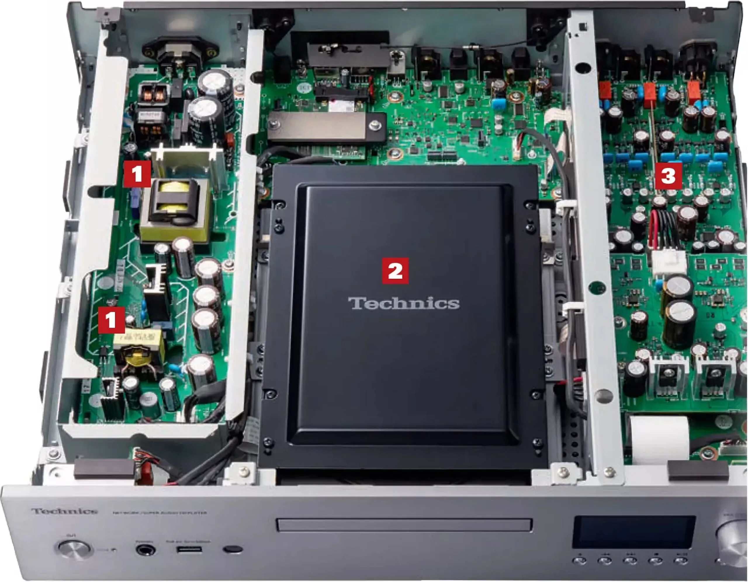 Interior view of the SL-G700M2 components.
