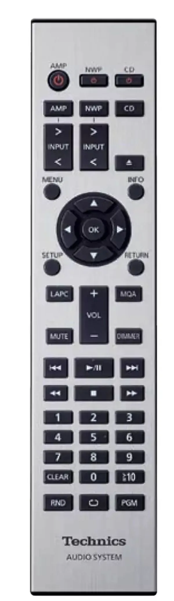The remote control of the SL-G700M2.